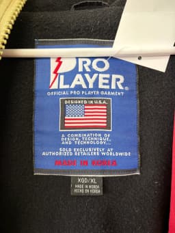 Foto 4 de Vintage 90s Pro Player San Francisco 49ers Hooded Jacket Khaki Beige Men's XL