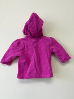 Disney Baby Winnie the Pooh Hooded Zip Up Jacket Pink Magenta 3-6 Months photo 3