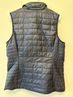 Patagonia Women's Nano Puff Vest Black Insulated Puffer Layering Gilet Size Large photo 3