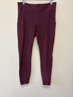 Lululemon Speed Up Tight Red Size 12 Full-On Luxtreme Running Leggings Pockets photo 2